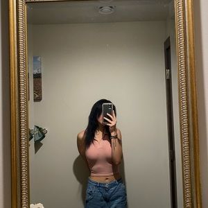 Pink Collar Shirt
